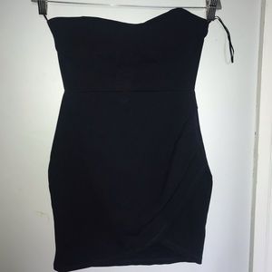 Navy blue mini dress with built in cups, never worn